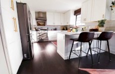 Coffee Handscraped Bamboo Flooring